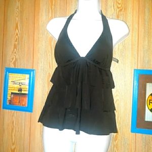 Kenneth Cole Halter swim top